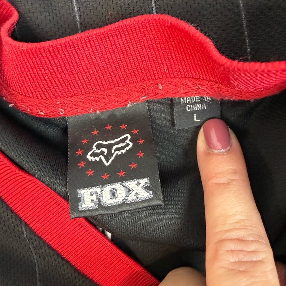 Fox racing jersey stiched size L - Picture 5 of 6